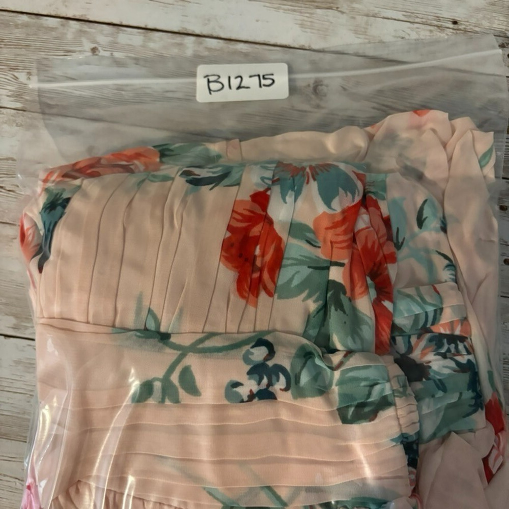 LULUS Garden Meandering Blush Floral Print Maxi Dress Medium Cottage Coquette - Picture 13 of 13